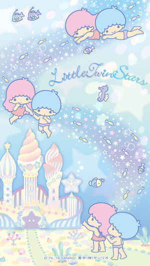 キキララ リトルツインスターズ スマホ壁紙 サンリオ 待ち受け Littletwinstars おにぎりまとめ