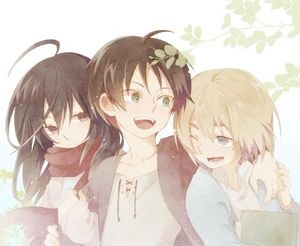 進撃の巨人 幼なじみ3人組イラストまとめ エレン アルミン ミカサ おにぎりまとめ