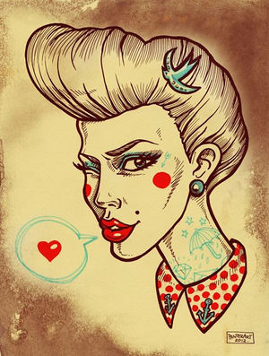 ロカビリー系 Rockabilly スマホ Iphone壁紙 画像集 50s風 おにぎりまとめ