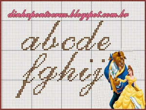 ディズニーアルファベットフォント クロスステッチ アイロンビーズ ドット絵 ハンドメイドdiy おにぎりまとめ