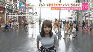 女子アナ宇垣美里が東京ディズニーランドで大はしゃぎ おにぎりまとめ