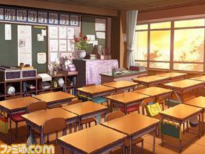 二次元 学校の放課後の雰囲気が大好き イラスト おにぎりまとめ