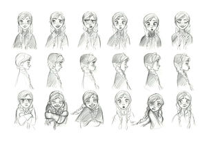 アナと雪の女王 公式の2dイラストが可愛い ディズニーが製作したオシャレなタッチの絵 画像 おにぎりまとめ