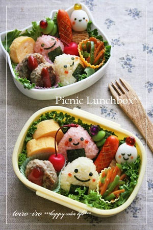 遠足弁当 かわいくて食べやすい 遠足キャラ弁アイデア画像 レシピ集 おにぎりまとめ