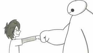 ディズニー公認 鉄拳のパラパラ漫画 ベイマックス が泣ける おにぎりまとめ