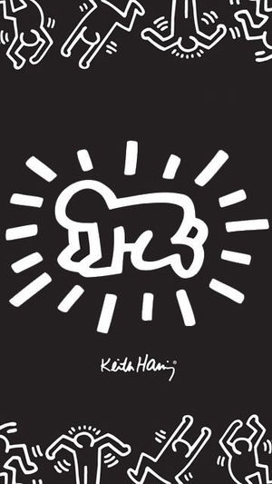 アーティスト キース へリング Keith Haring Iphoneスマホ デスクトップ壁紙画像 おにぎりまとめ