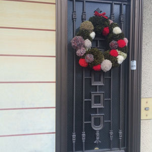 ポンポンで手作り もこもこクリスマスで気分もほっこり おにぎりまとめ