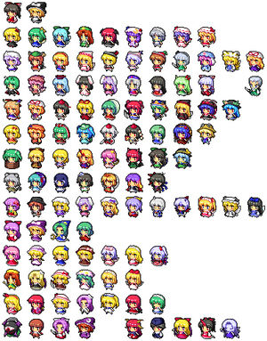 立ち絵 顔グラ 東方project系画像素材まとめ 東方画像 おにぎりまとめ
