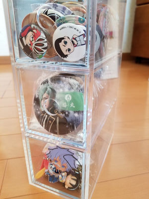 目からウロコ 無印良品のアクリルケース魅せる収納法が参考になる おにぎりまとめ