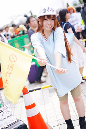 コミケ95 はたらく細胞の美女コスプレ画像まとめ 血小板 おにぎりまとめ