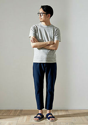 メンズ この夏も ビルケンサンダル夏コーディネート Birkenstock おにぎりまとめ