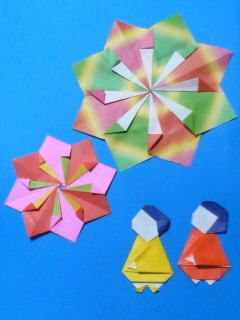 折り紙 花火 の折り方 作り方 夏の風物 夏休み 花火大会 おにぎりまとめ